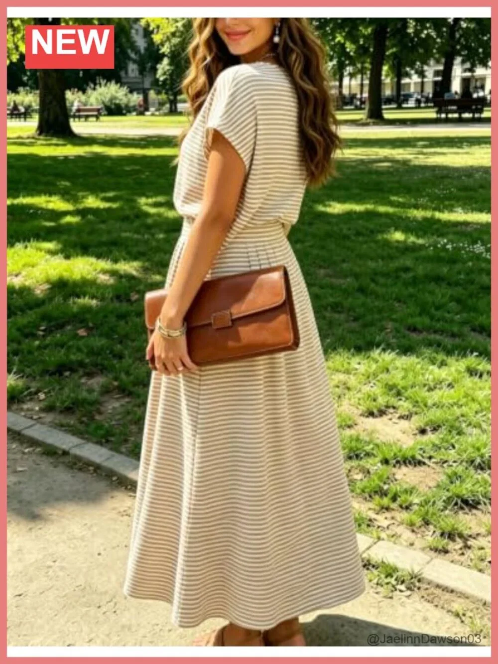 Women's 2 Piece Outfits Striped Skirt Shirt Sets Cotton Spandex